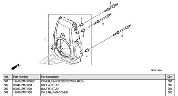 Honda Parts | GXH50 | Fan Cover