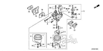 Honda | GXH50 | Carburetor