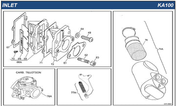 IAME Parts | KA100 | KA100 Inlet