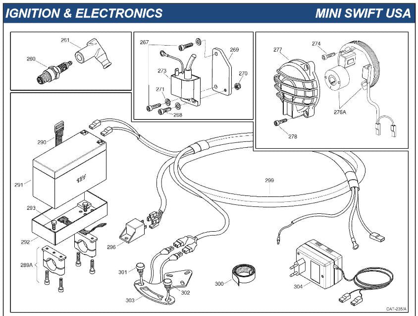 IAME Parts | Mini Swift | Mini Swift Ignition & Electronics