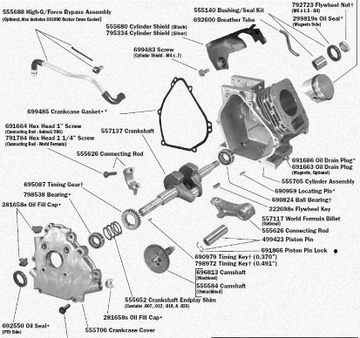 Briggs &amp; Stratton Parts | Animal Cylinder Assembly