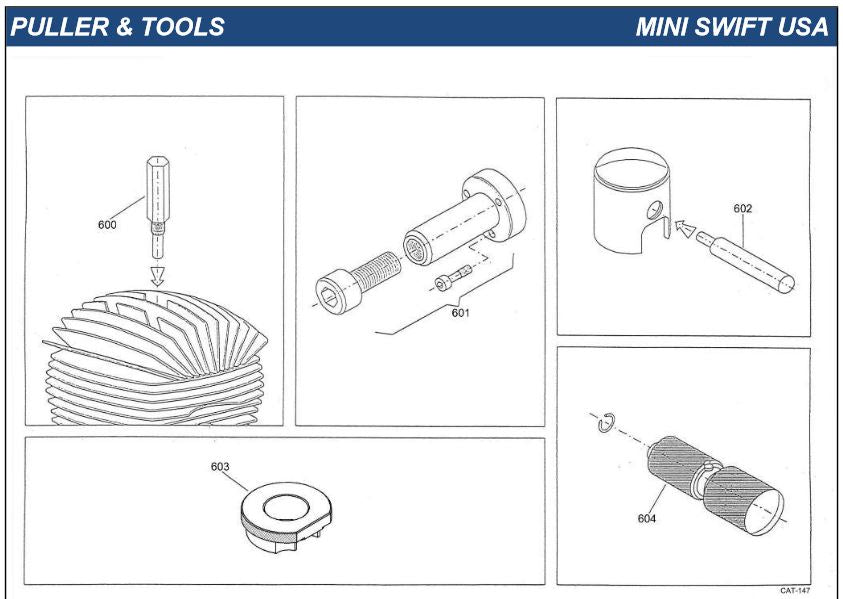 IAME Parts | Mini Swift  | Mini Swift Puller & Tools