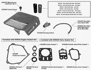 Briggs &amp; Stratton Parts | Animal Control Bracket &amp; Gasket Sets