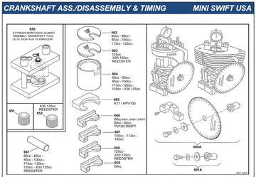 IAME Parts | Mini Swift | Mini Swift Crankshaft Assy | Disassembly &amp; Timing