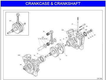 IAME Parts | MY09 Leopard | Crankcase &amp; Crankshaft