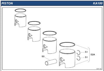 IAME Parts | KA100 | KA100 Piston