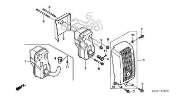 Honda Parts | GXH50 | Muffler