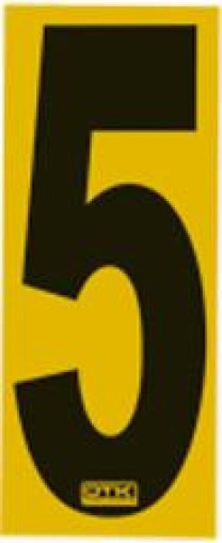 Race Number Sticker 5