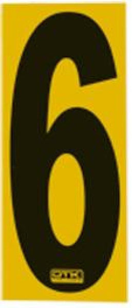 Race Number Sticker 6