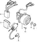 Honda CR125 Coil