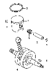 Honda CR125 Crankshaft