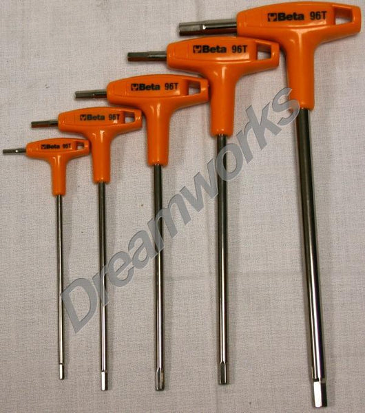 Beta Hi-Torque Handle Allen Wrench 7 Piece Karting Set 2.5mm/3mm/4mm/5mm/6mm/7mm/8mm