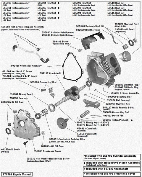 692550 Briggs Oil Seal (PTO Side)