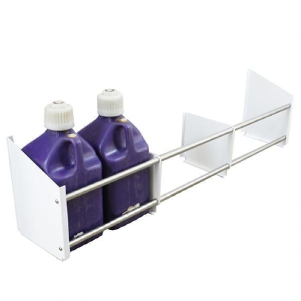 HRP Six Fuel Jug Rack - Powder Coated White