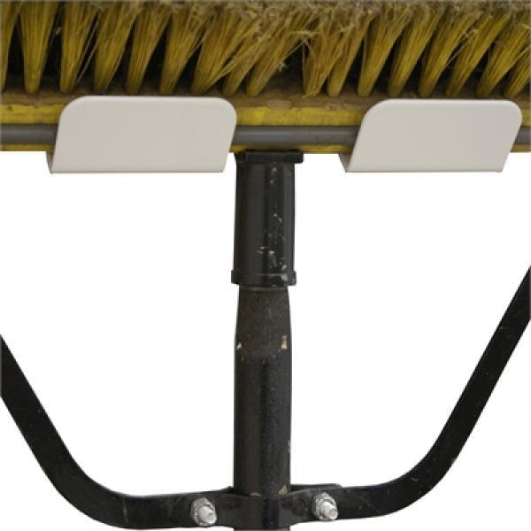 HRP Large Broom Holder - Powder Coated White